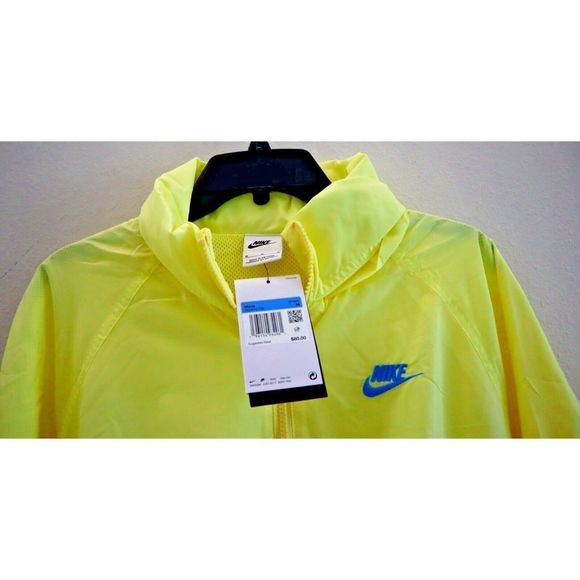 Nike DQ4910 Men Sz M Yellow Sportswear Windrunner Unlined Woven Anorak Jacket $8 - Picture 4 of 13